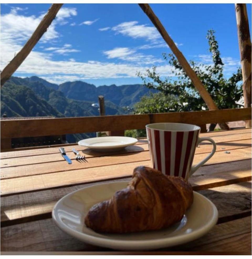 Chalet "Baita Cavacca" Crone Bagian luar foto