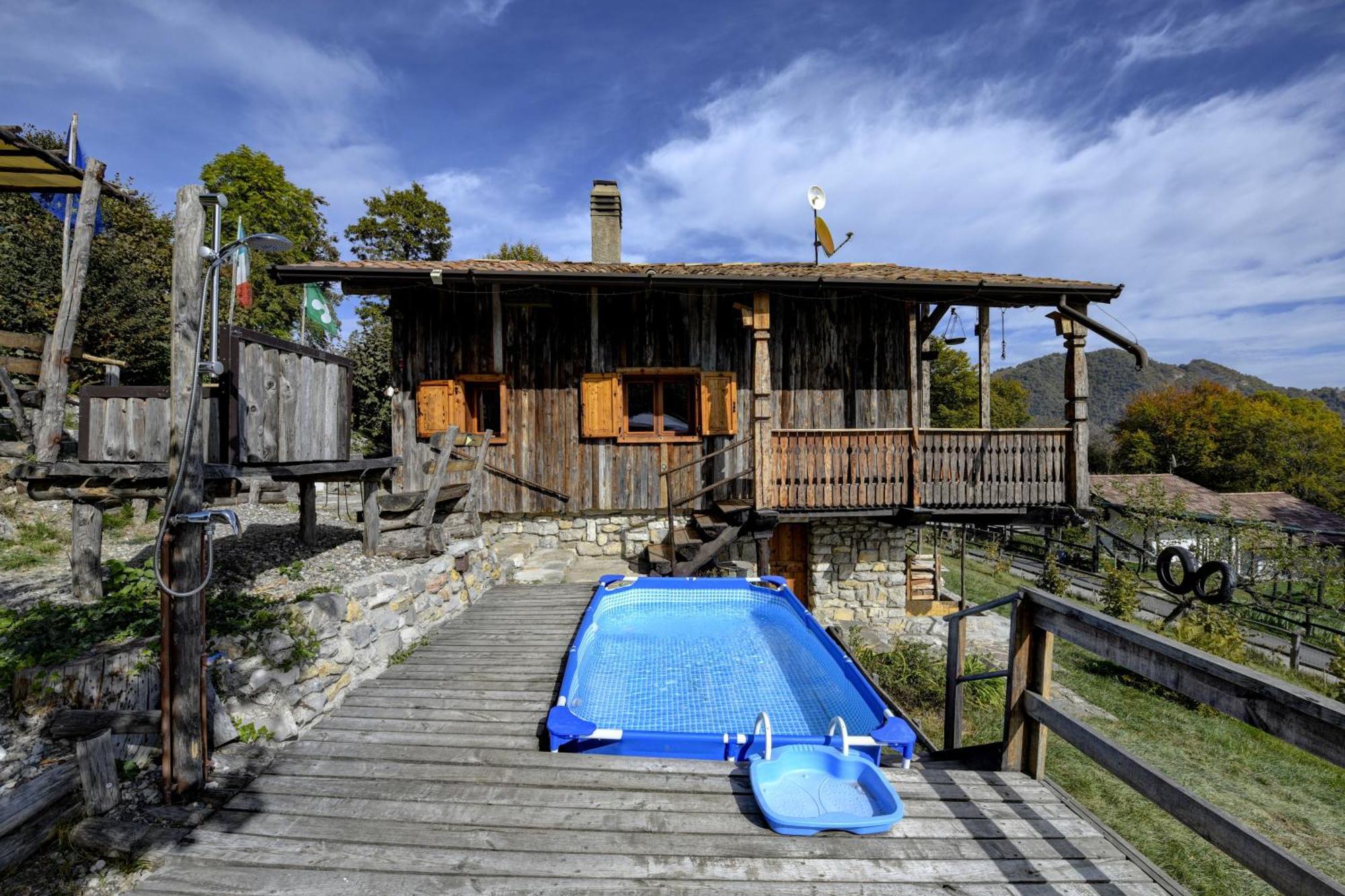 Chalet "Baita Cavacca" Crone Bagian luar foto