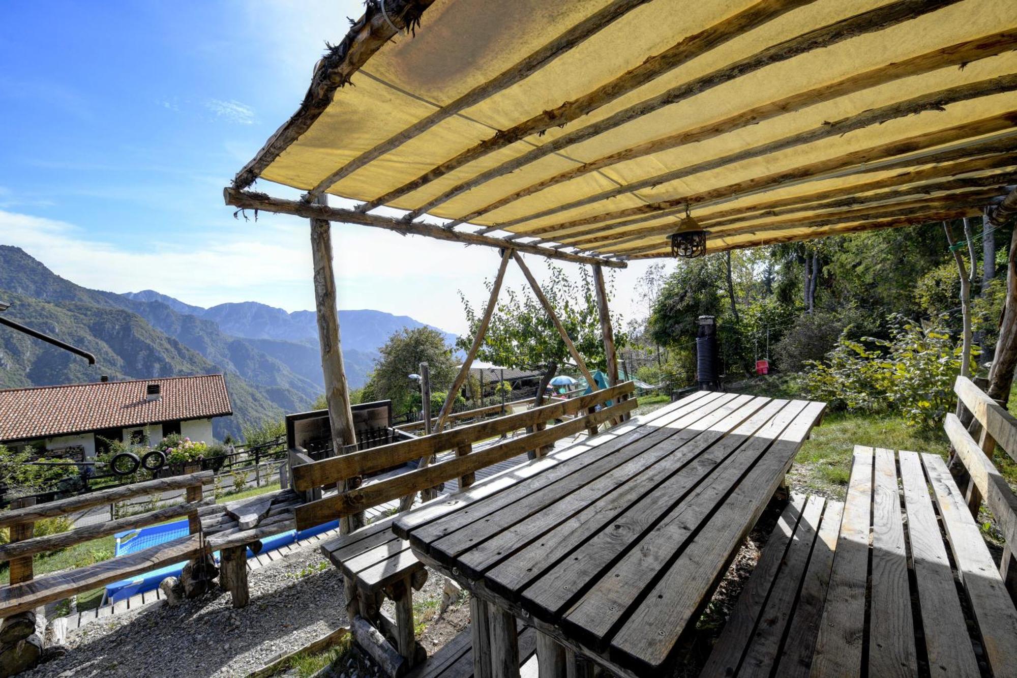 Chalet "Baita Cavacca" Crone Bagian luar foto