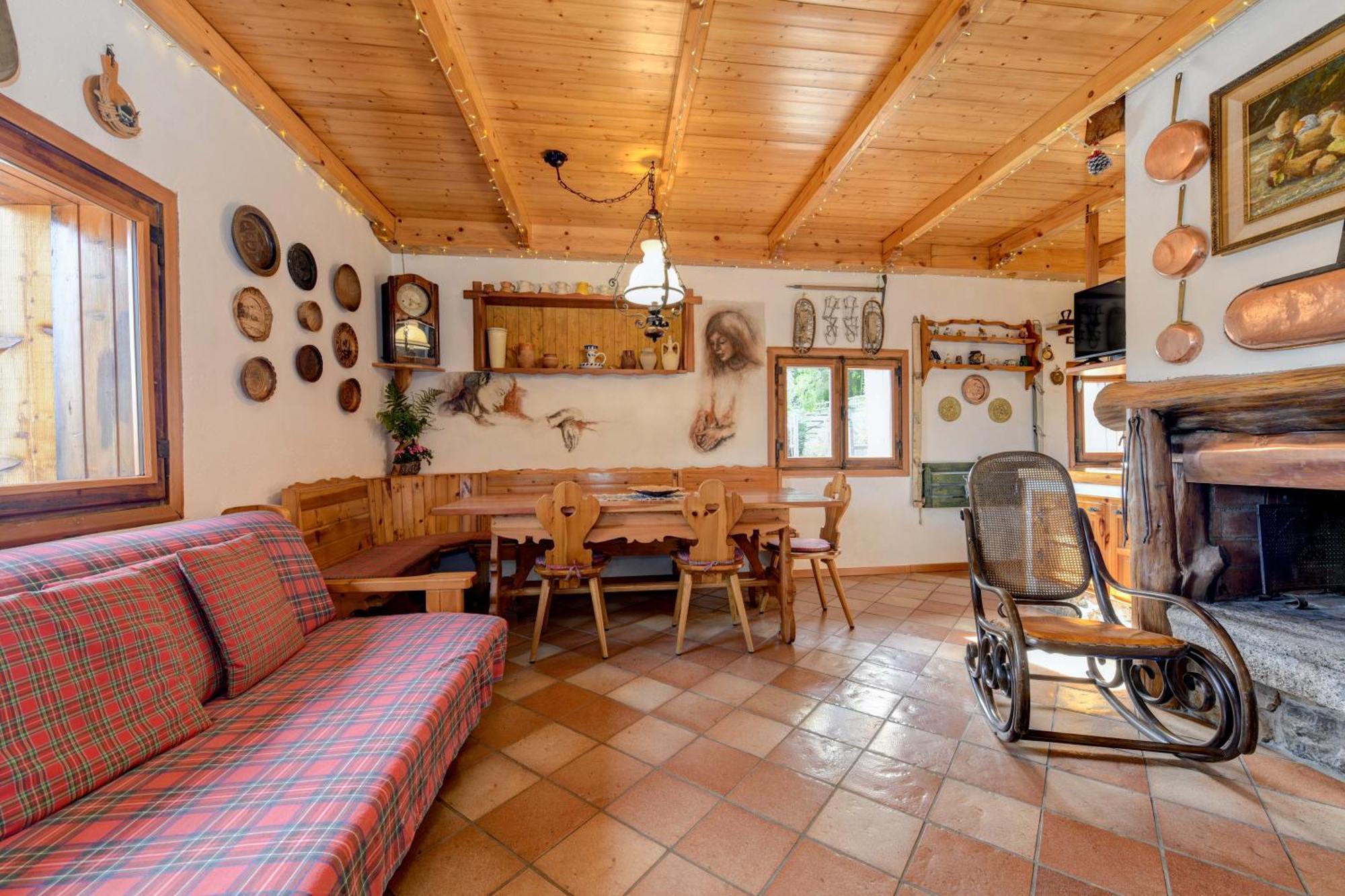 Chalet "Baita Cavacca" Crone Bagian luar foto